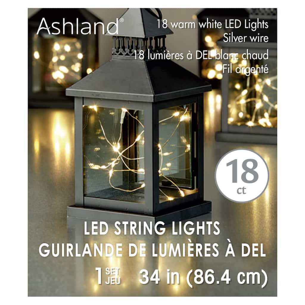 18ct. Warm White LED String Lights by Ashland® | Michaels